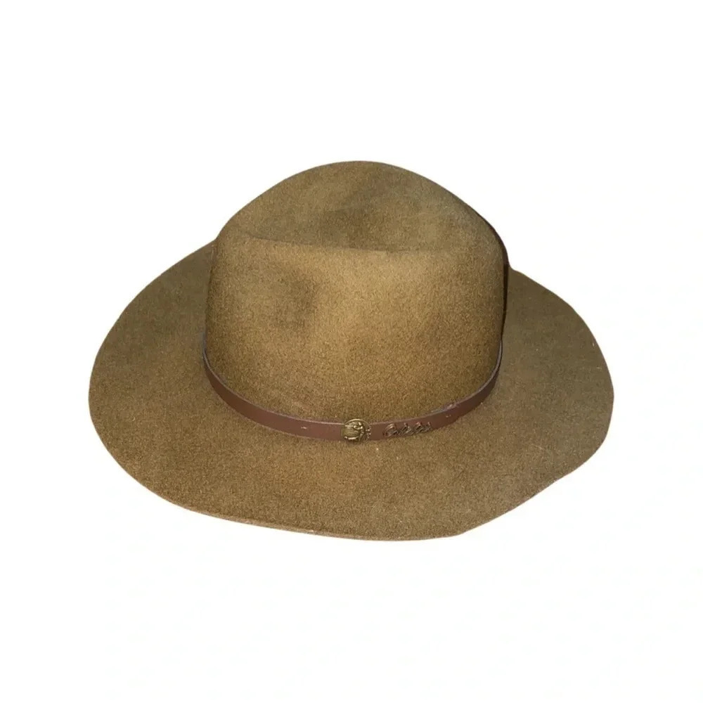 Cabela's Brown Cowboy Hunting Hat Resistol Lining